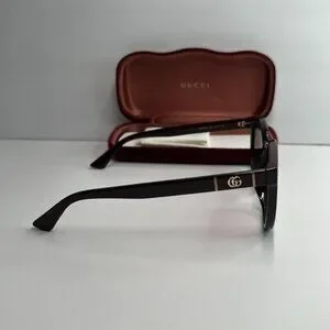 GUCCI GG0636sk 003 WOMENS CAT EYE BROWN BROWN BROWN FASHION DESIGNER EYEWEAR Gucci | Accessories | Gucci Gg636sk 003 Womens Cat Eye Brown  main image 2